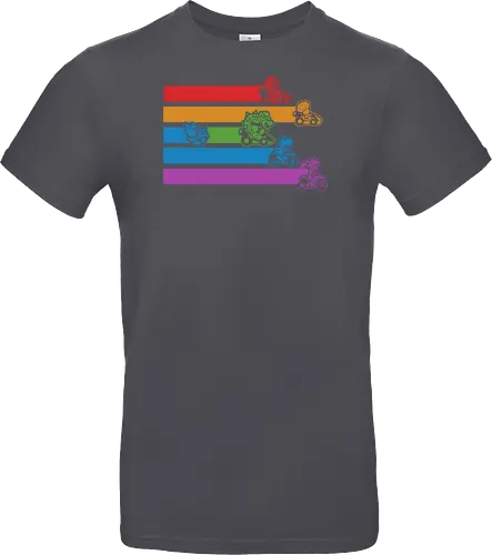 Kart Shell Game - game, games, video game, video games, vintage, retro, vintage retro, classic, classic video game, classic video games, classic game, classic games, kart, nerd, geek, cool - Standard T-Shirt