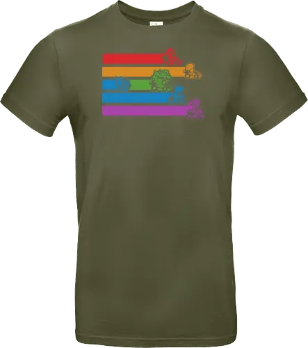 Kart Shell Game - game, games, video game, video games, vintage, retro, vintage retro, classic, classic video game, classic video games, classic game, classic games, kart, nerd, geek, cool - Standard T-Shirt