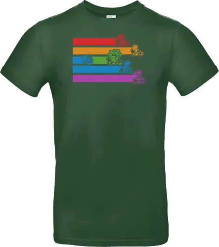 Kart Shell Game - game, games, video game, video games, vintage, retro, vintage retro, classic, classic video game, classic video games, classic game, classic games, kart, nerd, geek, cool - Standard T-Shirt