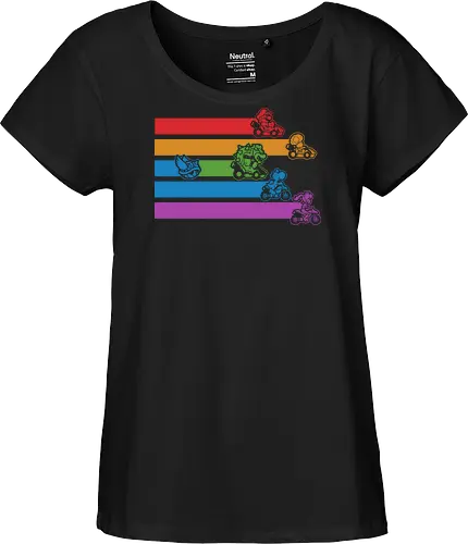 Kart Shell Game - game, games, video game, video games, vintage, retro, vintage retro, classic, classic video game, classic video games, classic game, classic games, kart, nerd, geek, cool - Fairtrade Girl Shirt