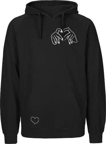 DaDania - Hoodie Heart (Black)