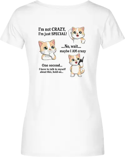 ...Hold on (Back) - Smilow, Twitch, Streamer, Katze, Chaos, Liebe, Herz - Women T-Shirt