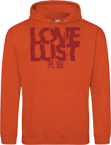 Love or Lust - love, lust, metal logo, deathcore, death metal, heavy metal, black metal, heavy metal font, metal artwork, street style, streetwear, dirty mind, black craft, dark magic, macabre, goth, gothic, dark lettering, dark art, black work, demon, spirit, evil, satan, Black and White, macabre - Standard Hoodie