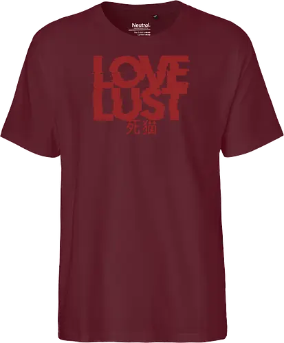 Love or Lust - love, lust, metal logo, deathcore, death metal, heavy metal, black metal, heavy metal font, metal artwork, street style, streetwear, dirty mind, black craft, dark magic, macabre, goth, gothic, dark lettering, dark art, black work, demon, spirit, evil, satan, Black and White, macabre - Fairtrade T-Shirt