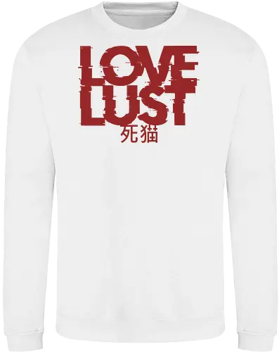 Love or Lust - love, lust, metal logo, deathcore, death metal, heavy metal, black metal, heavy metal font, metal artwork, street style, streetwear, dirty mind, black craft, dark magic, macabre, goth, gothic, dark lettering, dark art, black work, demon, spirit, evil, satan, Black and White, macabre - Sweatshirt