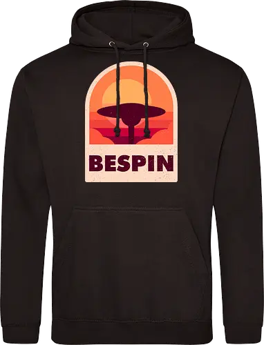 Bespin - Geometric and minimalist series  - Space Opera, 80s, badge, film, galaxy, geometric, landscape, minimalist, outer space, retro, science fiction, space, sun, movie, scifi - Standard Hoodie