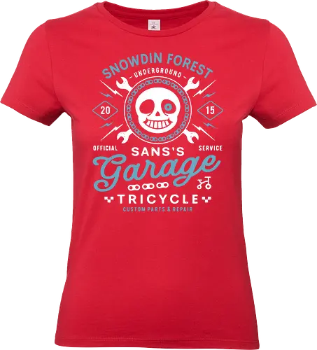 Snowdin Forest Garage Grunge - Tale, deltarune, muffet, sans, spider cider, indie game, video game, gaming, rpg, flowey, mettaton, gamer, papyrus, toriel, asgore, coffee - Standard T-Shirt (Women)