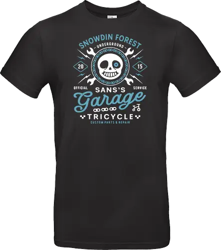 Snowdin Forest Garage Grunge - Tale, deltarune, muffet, sans, spider cider, indie game, video game, gaming, rpg, flowey, mettaton, gamer, papyrus, toriel, asgore, coffee - Standard T-Shirt