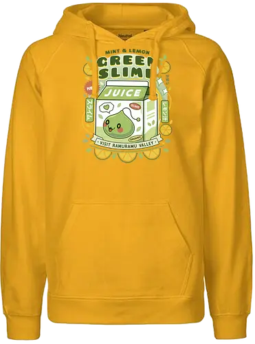 Ramuramu Valley Lemon Juice - maple, pink bean, maplestory 2, maple, slime, yeti, orange mushroom, kawaii, anime, chibi, ragnarok online, video game, gaming, gamer, zakum helm - Fairtrade Hoodie
