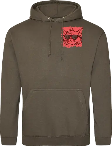 Fvck Off!! - grumpy cat, Anti Social, hate morning, catrovert, introvert, anti human, anti people, idgaf, dilligaf, don't care, mind your business, funny cat, cute cat, funny, cat joke, memes, internet meme, hilarious, funny meme, cat meme, meme - Standard Hoodie
