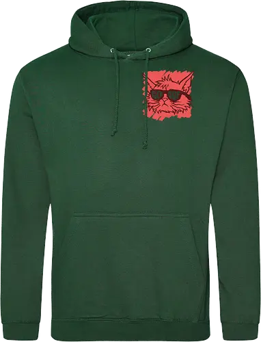 Fvck Off!! - grumpy cat, Anti Social, hate morning, catrovert, introvert, anti human, anti people, idgaf, dilligaf, don't care, mind your business, funny cat, cute cat, funny, cat joke, memes, internet meme, hilarious, funny meme, cat meme, meme - Standard Hoodie