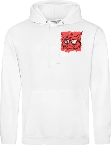 Fvck Off!! - grumpy cat, Anti Social, hate morning, catrovert, introvert, anti human, anti people, idgaf, dilligaf, don't care, mind your business, funny cat, cute cat, funny, cat joke, memes, internet meme, hilarious, funny meme, cat meme, meme - Standard Hoodie
