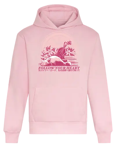 Follow Your Heart - Whisper of the heart, famous anime - Heavyweight Hoodie