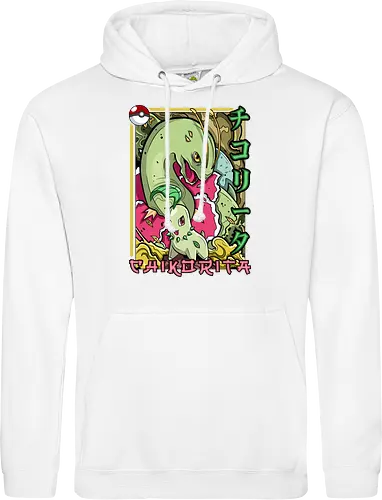 Johto Gras Pocket Duo - Lebendige Traditionelle Japanische Kunst - Johto Gras Pokemon Kunst, Pokemon Entwicklungs Duo, japanische Pokemon Kunst, Ukiyo-e Pokemon Druck, orientalisches Pokemon Design, Starter Pokemon Shirt, lebendige japanische Kunst, traditioneller Pokemon Druck, Gras Pokemon Design, Otaku Pokemon Shirt, Kanji Pokemon Kunst, exklusiver Geek Pokemon Druck, Gen Zwei Pokemon Design, Premium japanische Pokemon Kunst, Nerd Pokemon Shirt - Standard Hoodie