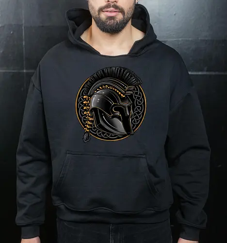 Emblem of the Conqueror - Movie, film, myth, adventure, poem, action, fantasy, mythic - Cropped Hoodie