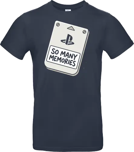 Save State: The Retro Memory Card - retro gaming shirt, PS1 memory card graphic, 90s gamer apparel, vintage console streetwear, minimalist video game tee, nostalgic tech clothing, save state design, classic gaming fashion, geek chic aesthetic - Standard T-Shirt