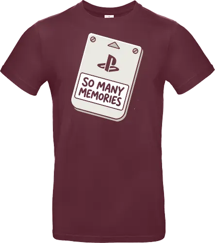 Save State: The Retro Memory Card - retro gaming shirt, PS1 memory card graphic, 90s gamer apparel, vintage console streetwear, minimalist video game tee, nostalgic tech clothing, save state design, classic gaming fashion, geek chic aesthetic - Standard T-Shirt