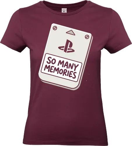 Save State: The Retro Memory Card - retro gaming shirt, PS1 memory card graphic, 90s gamer apparel, vintage console streetwear, minimalist video game tee, nostalgic tech clothing, save state design, classic gaming fashion, geek chic aesthetic - Standard T-Shirt (Women)