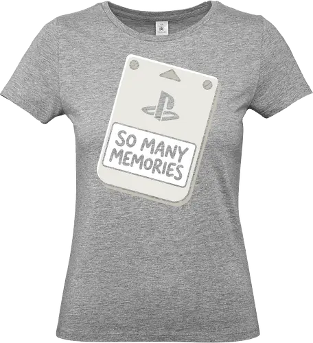 Save State: The Retro Memory Card - retro gaming shirt, PS1 memory card graphic, 90s gamer apparel, vintage console streetwear, minimalist video game tee, nostalgic tech clothing, save state design, classic gaming fashion, geek chic aesthetic - Standard T-Shirt (Women)
