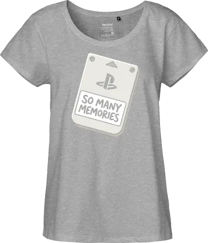 Save State: The Retro Memory Card - retro gaming shirt, PS1 memory card graphic, 90s gamer apparel, vintage console streetwear, minimalist video game tee, nostalgic tech clothing, save state design, classic gaming fashion, geek chic aesthetic - Fairtrade Girl Shirt