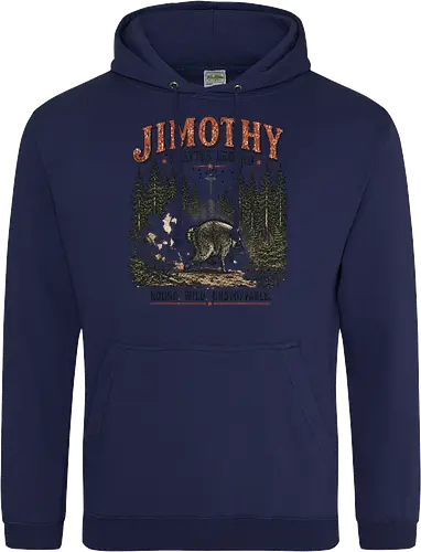 Jimothy Waschbär – Seattle Legende | Wild & Unaufhaltsam - Jimothy Waschbär, Seattle, Waschbär, Seattle Legende, Pacific Northwest, Wald, Wildtier, Space Needle, Vintage Design, Retro Stil, Tiermotiv, Natur, USA, Outdoor, Tierliebhaber - Standard Hoodie