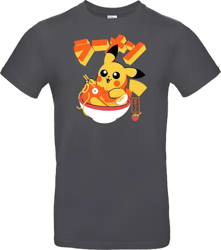 Pocket Ramen - ramen, yellow monster, fish, japanese food, kawaii, anime, noodles, pop culture, Cute, Gaming - Standard T-Shirt