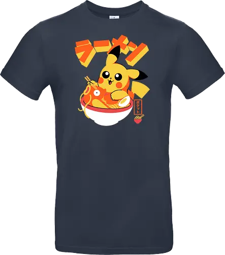 Pocket Ramen - ramen, yellow monster, fish, japanese food, kawaii, anime, noodles, pop culture, Cute, Gaming - Standard T-Shirt