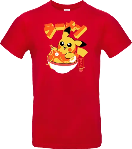 Pocket Ramen - ramen, yellow monster, fish, japanese food, kawaii, anime, noodles, pop culture, Cute, Gaming - Standard T-Shirt