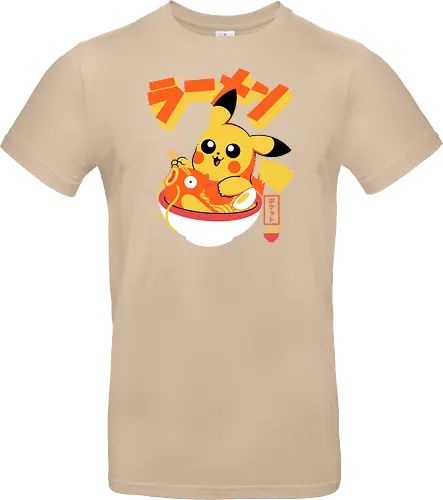 Pocket Ramen - ramen, yellow monster, fish, japanese food, kawaii, anime, noodles, pop culture, Cute, Gaming - Standard T-Shirt
