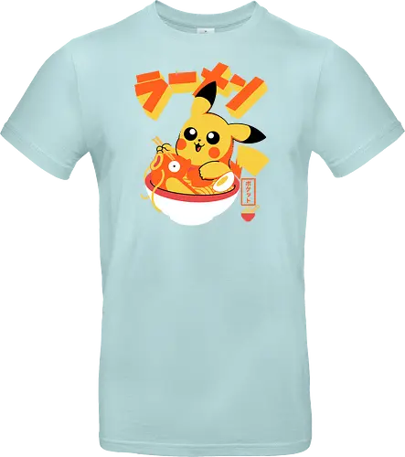 Pocket Ramen - ramen, yellow monster, fish, japanese food, kawaii, anime, noodles, pop culture, Cute, Gaming - Standard T-Shirt
