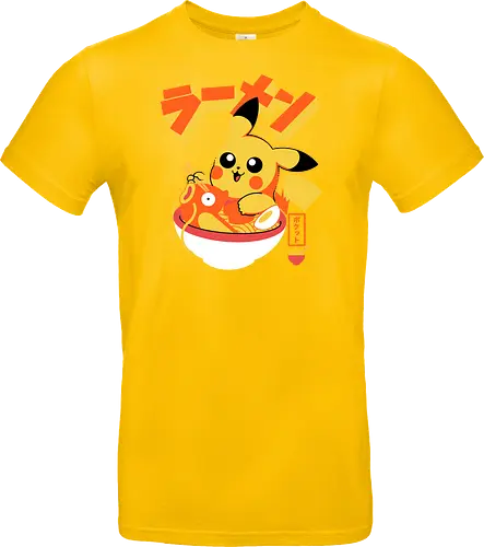 Pocket Ramen - ramen, yellow monster, fish, japanese food, kawaii, anime, noodles, pop culture, Cute, Gaming - Standard T-Shirt