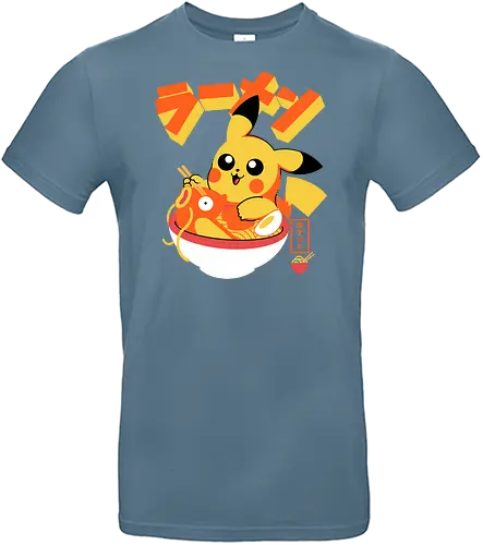 Pocket Ramen - ramen, yellow monster, fish, japanese food, kawaii, anime, noodles, pop culture, Cute, Gaming - Standard T-Shirt