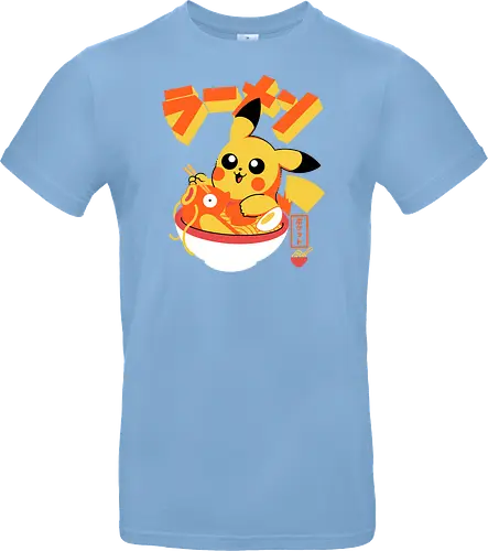 Pocket Ramen - ramen, yellow monster, fish, japanese food, kawaii, anime, noodles, pop culture, Cute, Gaming - Standard T-Shirt
