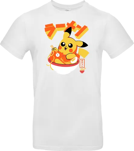 Pocket Ramen - ramen, yellow monster, fish, japanese food, kawaii, anime, noodles, pop culture, Cute, Gaming - Standard T-Shirt