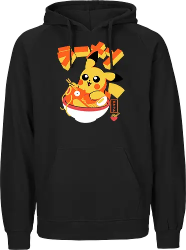 Pocket Ramen - ramen, yellow monster, fish, japanese food, kawaii, anime, noodles, pop culture, Cute, Gaming - Fairtrade Hoodie
