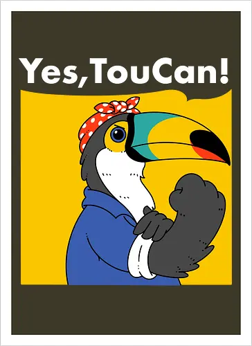 Yes, Toucan! - Artprint