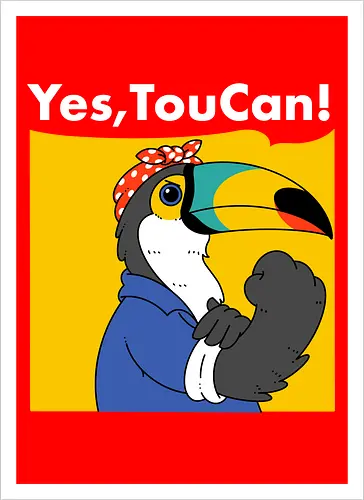 Yes, Toucan! - Artprint