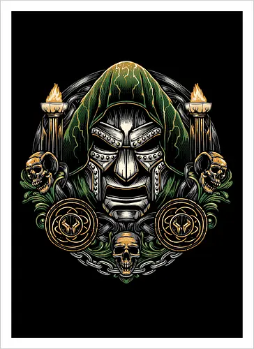 Welcome to the Age of Doom - Movie, film, comics, sci-fi, science fiction, action, character, super villain - Artprint