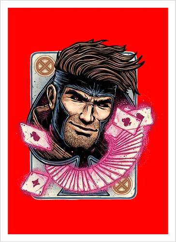 The House Always Wins - Comics, comic book, movie, superhero, mutant, character, action, sci-fi - Artprint