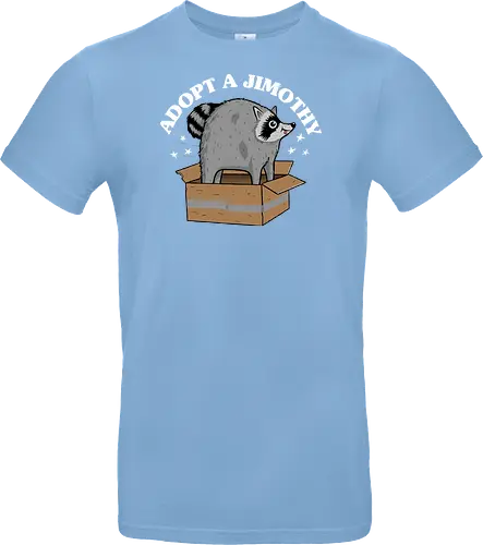 Adopt a Jimothy - Jimothy, raccoon, racoon, cute, seattle, Adopt a Jimothy, jimothy the raccoon - Standard T-Shirt