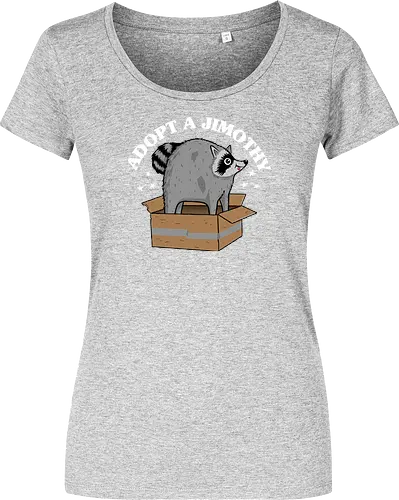 Adopt a Jimothy - Jimothy, raccoon, racoon, cute, seattle, Adopt a Jimothy, jimothy the raccoon - Women T-Shirt