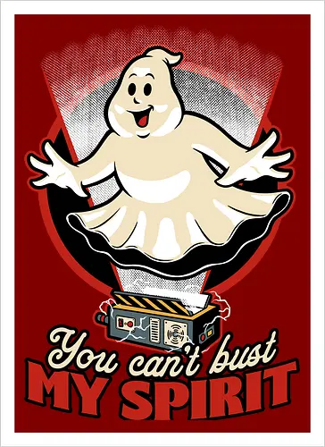 Ghost Movie Funny Quote - Movie, Classic Movie, Classic Movies, Ghost, Cool, Fun, Funny, Classic, Vintage, Retro, Retro Vintage, Comedy, Science, Science Fiction, Scifi, Scifi Movie, Paranormal, Investigate, Investigation, Spirit, Halloween, Scary, Creepy, Creepy Cute, Spooky Season, Spooky - Artprint