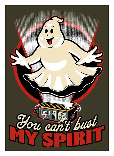 Ghost Movie Funny Quote - Movie, Classic Movie, Classic Movies, Ghost, Cool, Fun, Funny, Classic, Vintage, Retro, Retro Vintage, Comedy, Science, Science Fiction, Scifi, Scifi Movie, Paranormal, Investigate, Investigation, Spirit, Halloween, Scary, Creepy, Creepy Cute, Spooky Season, Spooky - Artprint