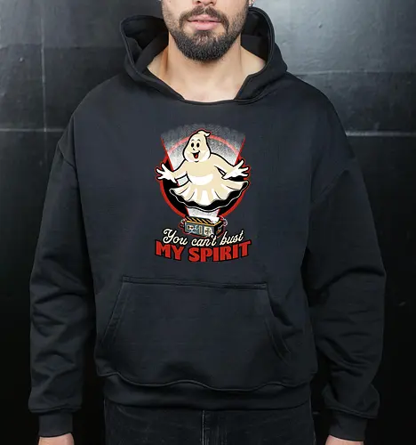 Ghost Movie Funny Quote - Movie, Classic Movie, Classic Movies, Ghost, Cool, Fun, Funny, Classic, Vintage, Retro, Retro Vintage, Comedy, Science, Science Fiction, Scifi, Scifi Movie, Paranormal, Investigate, Investigation, Spirit, Halloween, Scary, Creepy, Creepy Cute, Spooky Season, Spooky - Cropped Hoodie