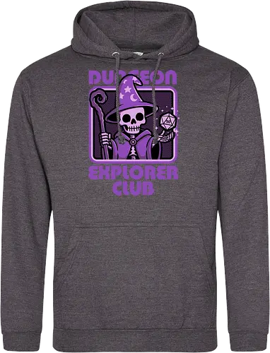 RPG Mage Skull - Rpg, Role-play, Role-playing, Roleplay Game, Role-playing Game, Roleplaying Game, Critical Hit, Critical, Critical Fail, Critical Success, Dungeon Master, Dungeon, Nerd, Geek, Adventure, Fantasy, Magic, Ritual, Magical, Wizard, Sorcery, Sorcerer, D20, Fireball, Tabletop Game, Tabletop, Tabletop Gaming, Tabletop Rpg, Game Master, Exploration, Explorer, Club, Skull, Skeleton, Bones, Bone, Undead - Standard Hoodie