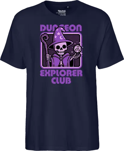 RPG Mage Skull - Rpg, Role-play, Role-playing, Roleplay Game, Role-playing Game, Roleplaying Game, Critical Hit, Critical, Critical Fail, Critical Success, Dungeon Master, Dungeon, Nerd, Geek, Adventure, Fantasy, Magic, Ritual, Magical, Wizard, Sorcery, Sorcerer, D20, Fireball, Tabletop Game, Tabletop, Tabletop Gaming, Tabletop Rpg, Game Master, Exploration, Explorer, Club, Skull, Skeleton, Bones, Bone, Undead - Fairtrade T-Shirt