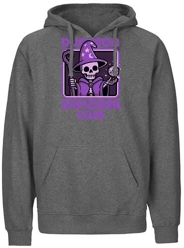 RPG Mage Skull - Rpg, Role-play, Role-playing, Roleplay Game, Role-playing Game, Roleplaying Game, Critical Hit, Critical, Critical Fail, Critical Success, Dungeon Master, Dungeon, Nerd, Geek, Adventure, Fantasy, Magic, Ritual, Magical, Wizard, Sorcery, Sorcerer, D20, Fireball, Tabletop Game, Tabletop, Tabletop Gaming, Tabletop Rpg, Game Master, Exploration, Explorer, Club, Skull, Skeleton, Bones, Bone, Undead - Fairtrade Hoodie