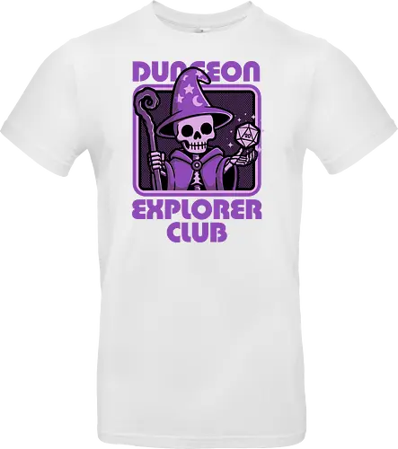 RPG Mage Skull - Rpg, Role-play, Role-playing, Roleplay Game, Role-playing Game, Roleplaying Game, Critical Hit, Critical, Critical Fail, Critical Success, Dungeon Master, Dungeon, Nerd, Geek, Adventure, Fantasy, Magic, Ritual, Magical, Wizard, Sorcery, Sorcerer, D20, Fireball, Tabletop Game, Tabletop, Tabletop Gaming, Tabletop Rpg, Game Master, Exploration, Explorer, Club, Skull, Skeleton, Bones, Bone, Undead - Standard T-Shirt