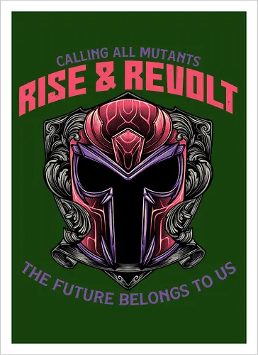 Mutants Rise and Revolt - Comics, comic book, movie, superhero, mutant, character, action, sci-fi - Artprint