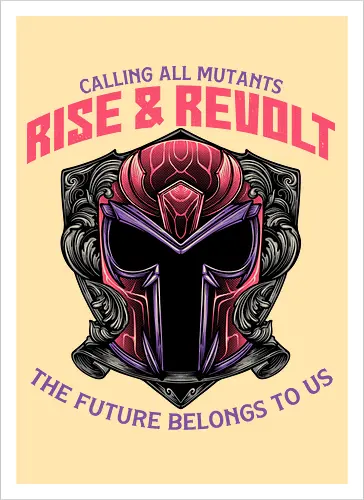 Mutants Rise and Revolt - Comics, comic book, movie, superhero, mutant, character, action, sci-fi - Artprint